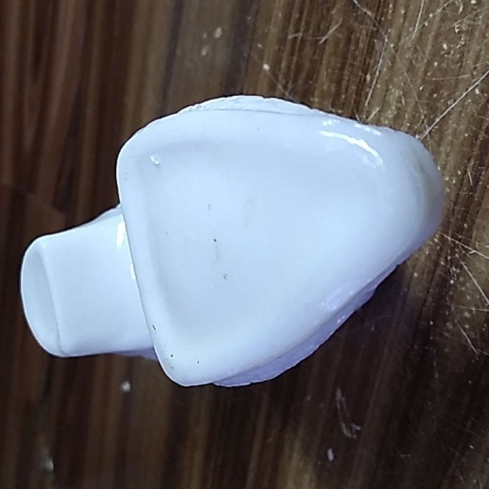 Vintage white milk glass Fenton slipper - Picture 7 of 8